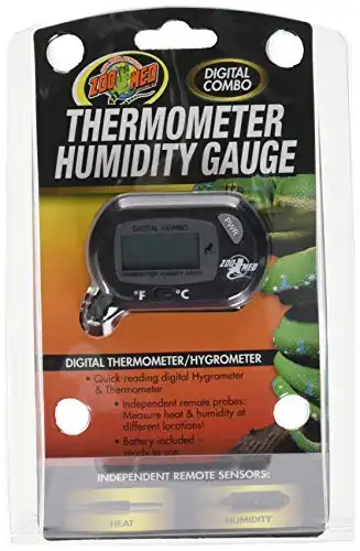 Zoo Med Labs Digital Thermometer and Humidity Gauge