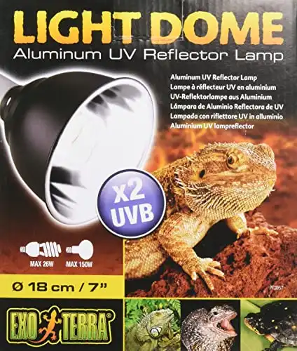 Exo Terra Aluminum UV Reflector Light Dome